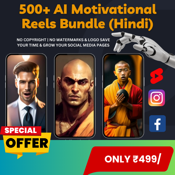 500+ Ai Motivational Reels bundle